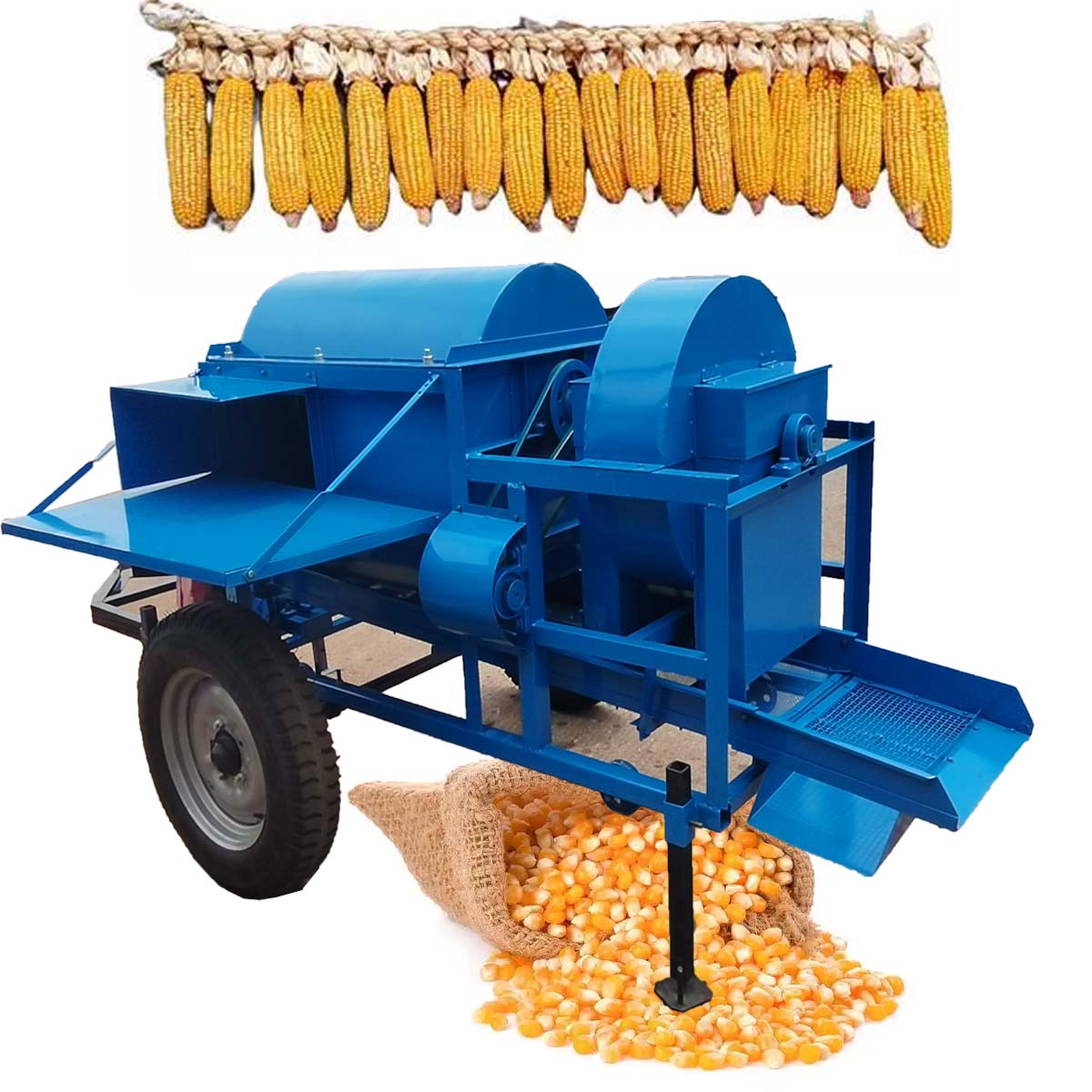 Corn Sheller Machine - เครื่องจักรกลการเกษตร เครื่องสีข้าวโพดดีเซลไฟฟ้า เครื่องกะเทาะเปลือกถั่วเหลืองอุตสาหกรรม เครื่องสีข้าวฟ่าง เครื่องกะเทาะเปลือก เครื่องยนต์ดีเซลสำหรับรถแทรกเตอร์