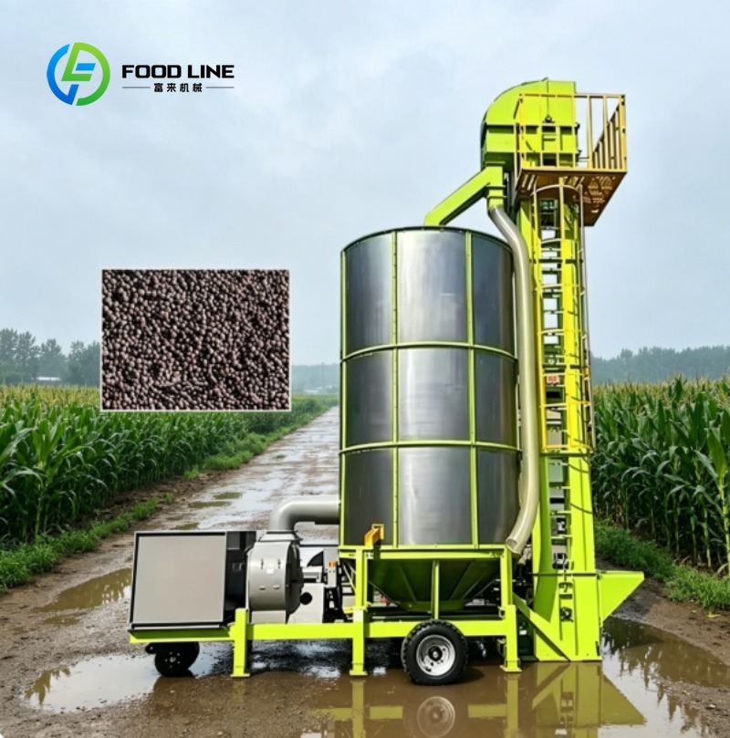 Agriculture Farming New Technology - เครื่องอบเมล็ดพืชเคลื่อนที่พร้อมเทคโนโลยีการหมุนเวียนลมร้อน สำหรับฟาร์มขนาดเล็กถึงขนาดกลางและกิจการเกษตร