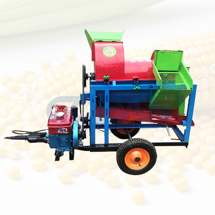 Corn Sheller Machine - เครื่องสีข้าวโพดอเนกประสงค์ เครื่องนวดถั่วเหลือง เครื่องนวดพืชผลทางการเกษตรแบบดีเซล/ไฟฟ้า สำหรับเก็บเกี่ยวข้าวสาลีและข้าวโพด