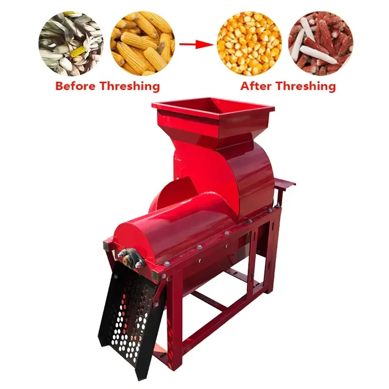 Corn Sheller Machine - เครื่องแยกเปลือกและแยกเมล็ดข้าวโพดประสิทธิภาพสูง กำลังการผลิตสูง