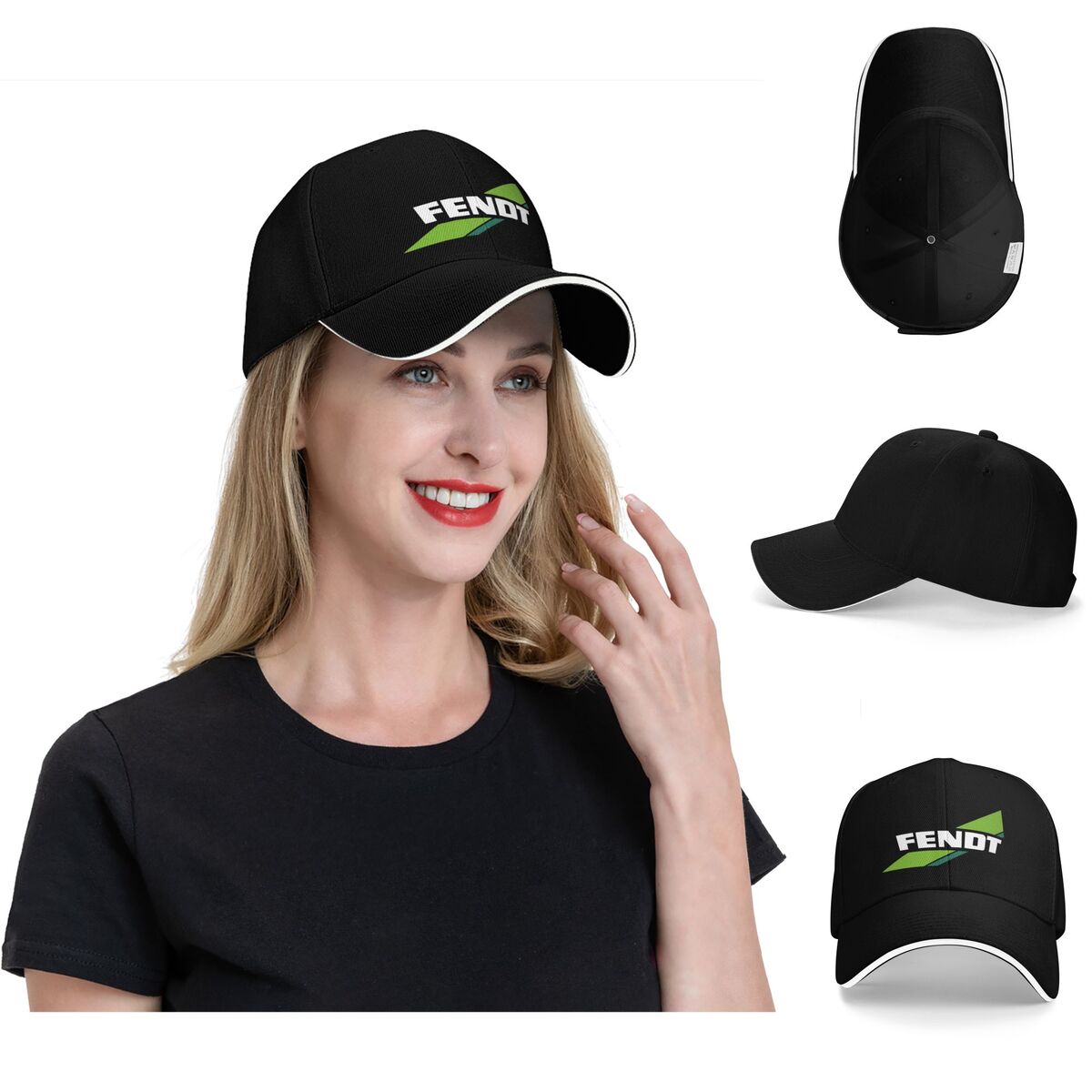 Farming Agriculture Logo - หมวกเบสบอลโลโก้เฟนด์สำหรับเกษตรกรรม หมวกเบสบอลแบบ Snapback ระบายอากาศได้ดี สวมใส่สบาย เหมาะสำหรับผู้ชายและผู้หญิง