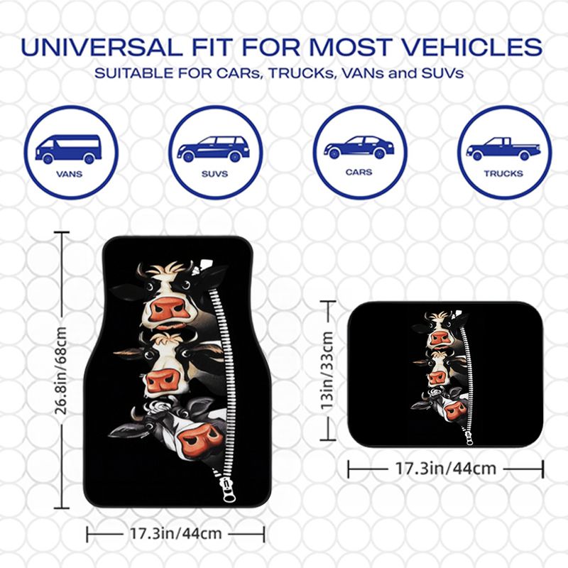 พรมปูพื้นรถยนต์ลายการ์ตูนวัวซิ - Cow Mat Rubber บทวิจารณ์และราคา