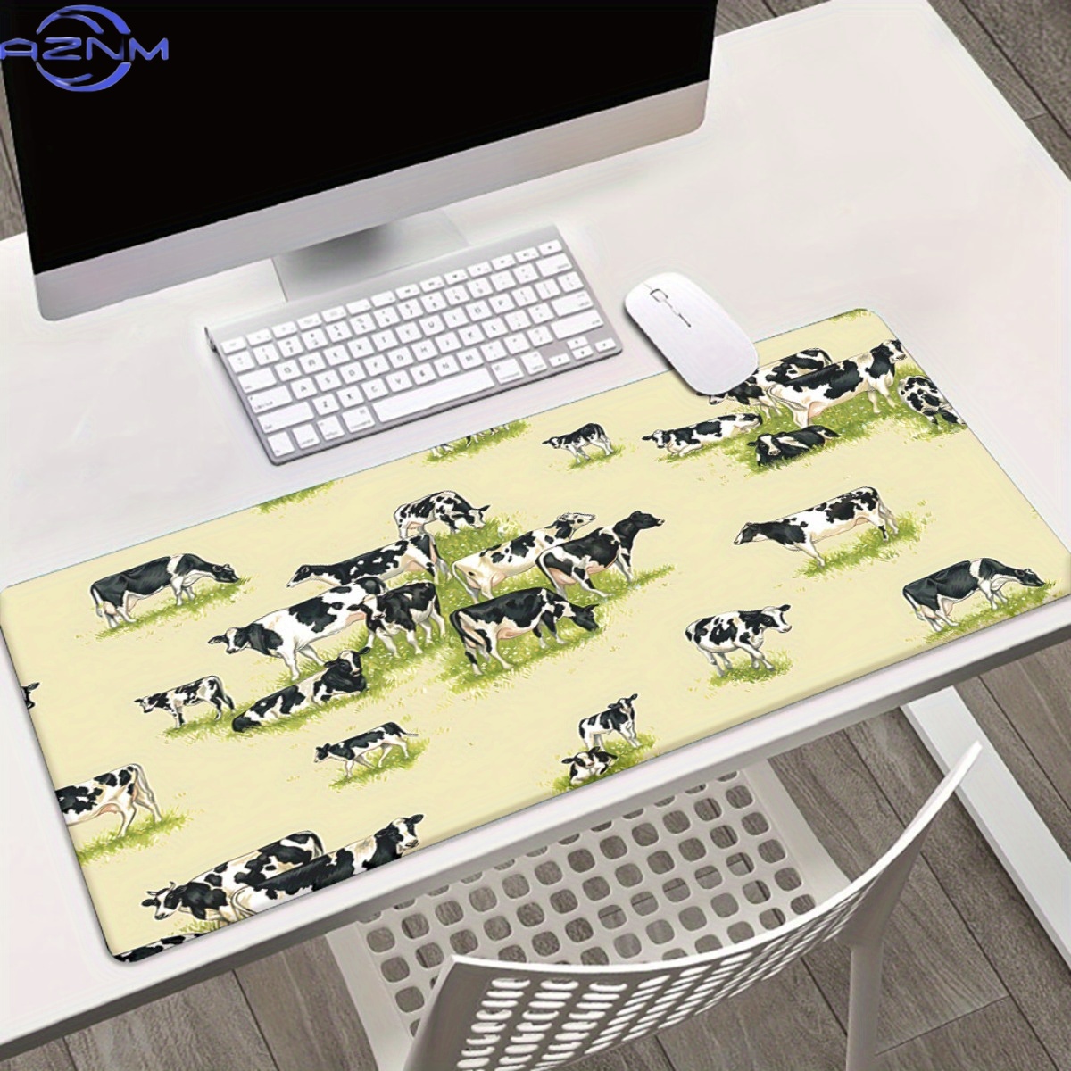 แผ่นรองโต๊ะลายวัวขนาด XXL หนึ่ - Cow Mat Rubber บทวิจารณ์และราคา