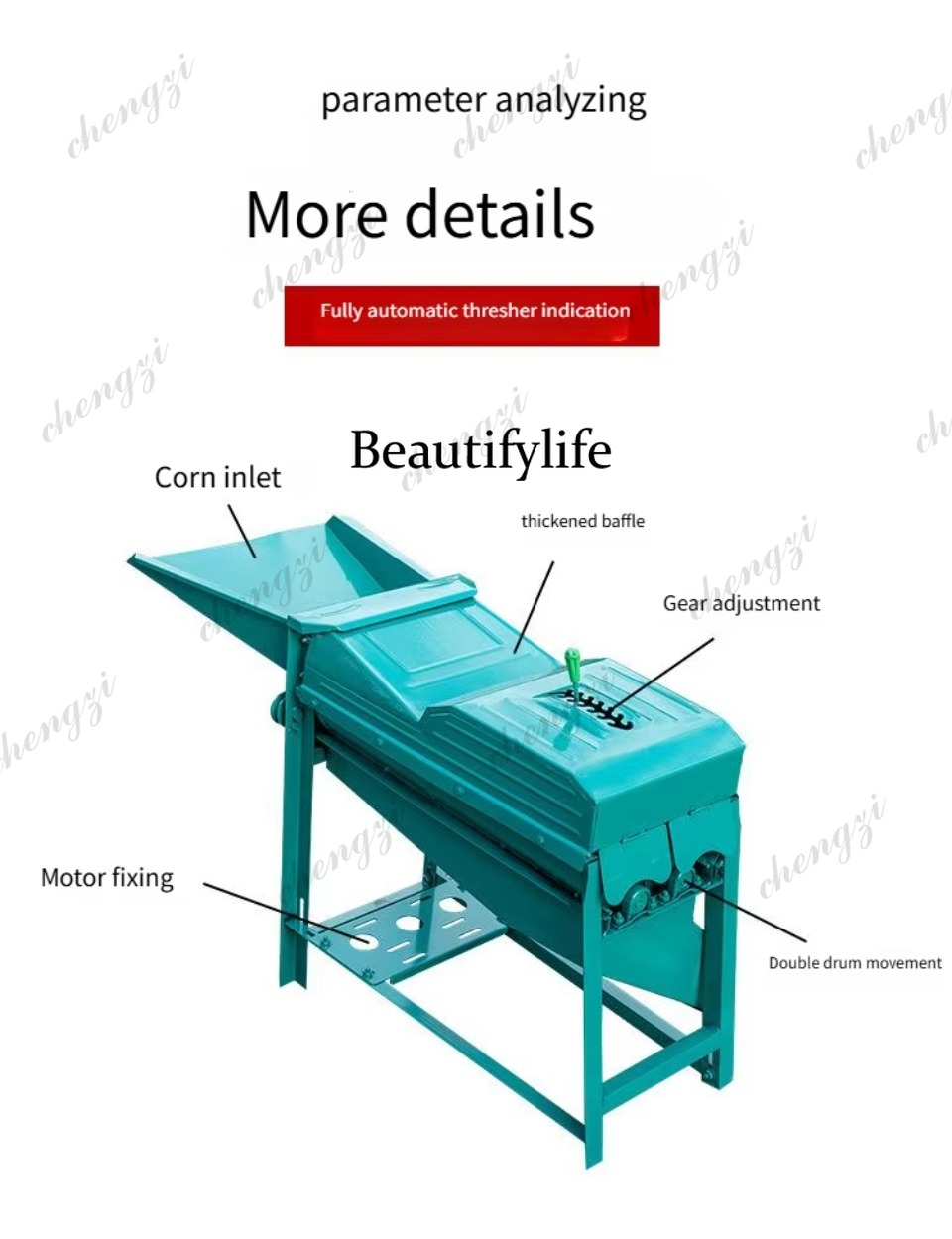 เครื่องสีข้าวโพดอัตโนมัติ 81 ต - Corn Sheller Machine บทวิจารณ์และราคา