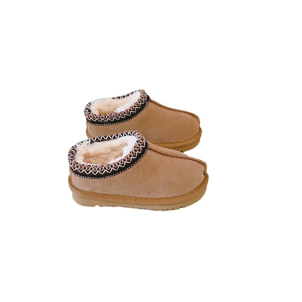 เด็กหนังวัวแท้รองเท้าบู๊ตหิมะเ - Cow Mat Rubber บทวิจารณ์และราคา