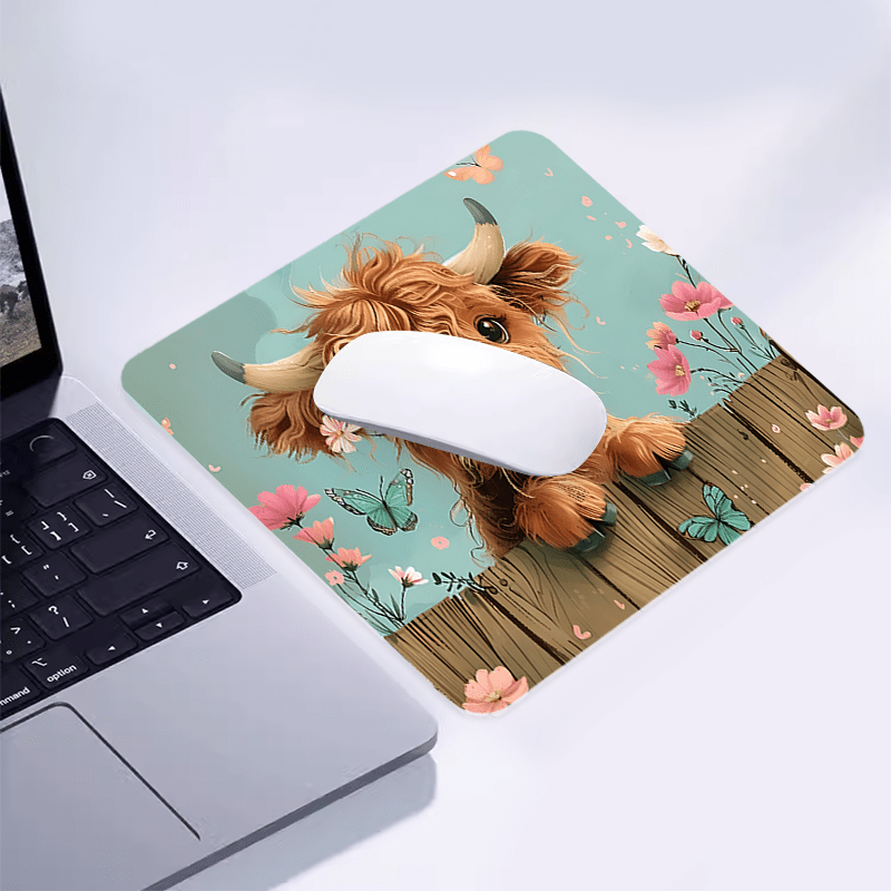 แผ่นรองเมาส์ลายวัวไฮแลนด์น่ารั - Cow Mat Rubber บทวิจารณ์และราคา
