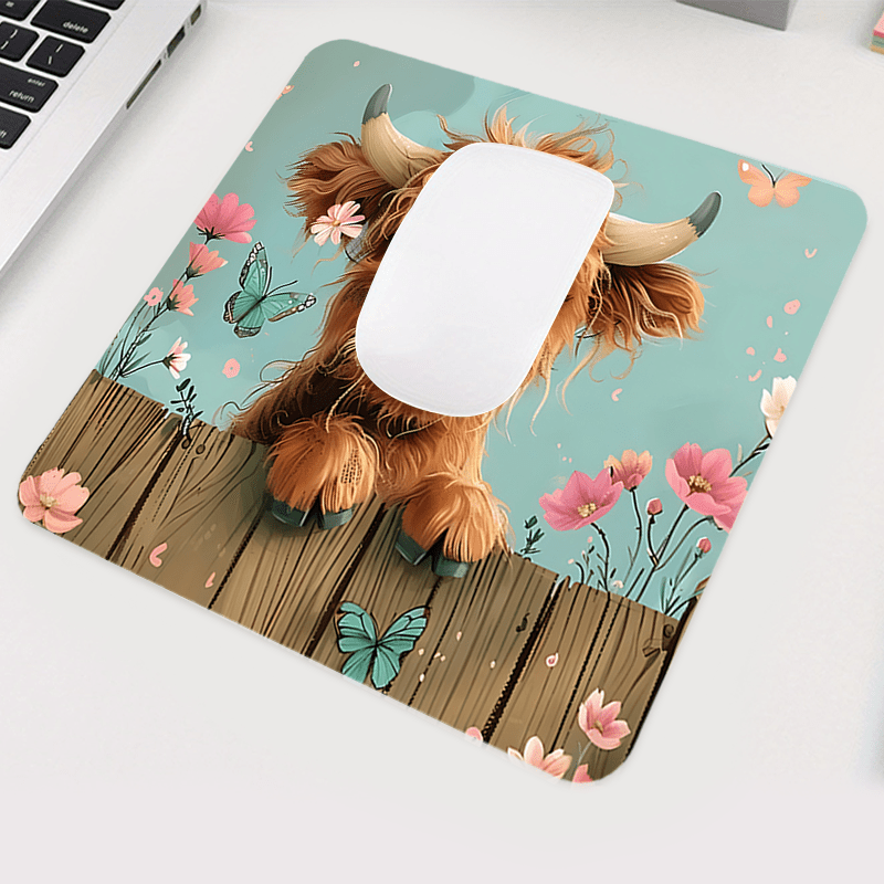 แผ่นรองเมาส์ลายวัวไฮแลนด์น่ารั - Cow Mat Rubber บทวิจารณ์และราคา