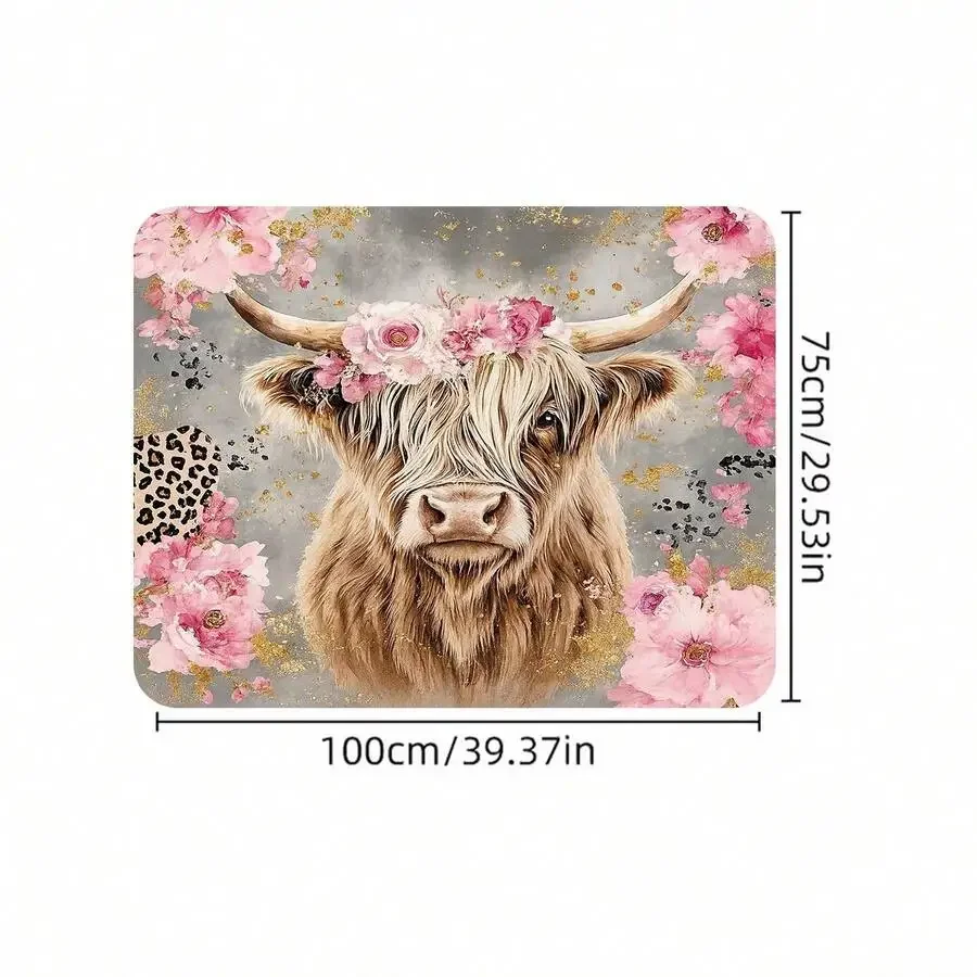 1 ชิ้น, แผ่นรองท้ายรถลายวัวสก็ - Cow Mat Rubber บทวิจารณ์และราคา