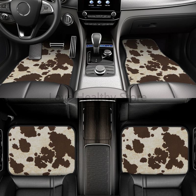วัวพรมปูพื้นรถชุด 4 วัวสีน้ําต - Cow Mat Rubber บทวิจารณ์และราคา