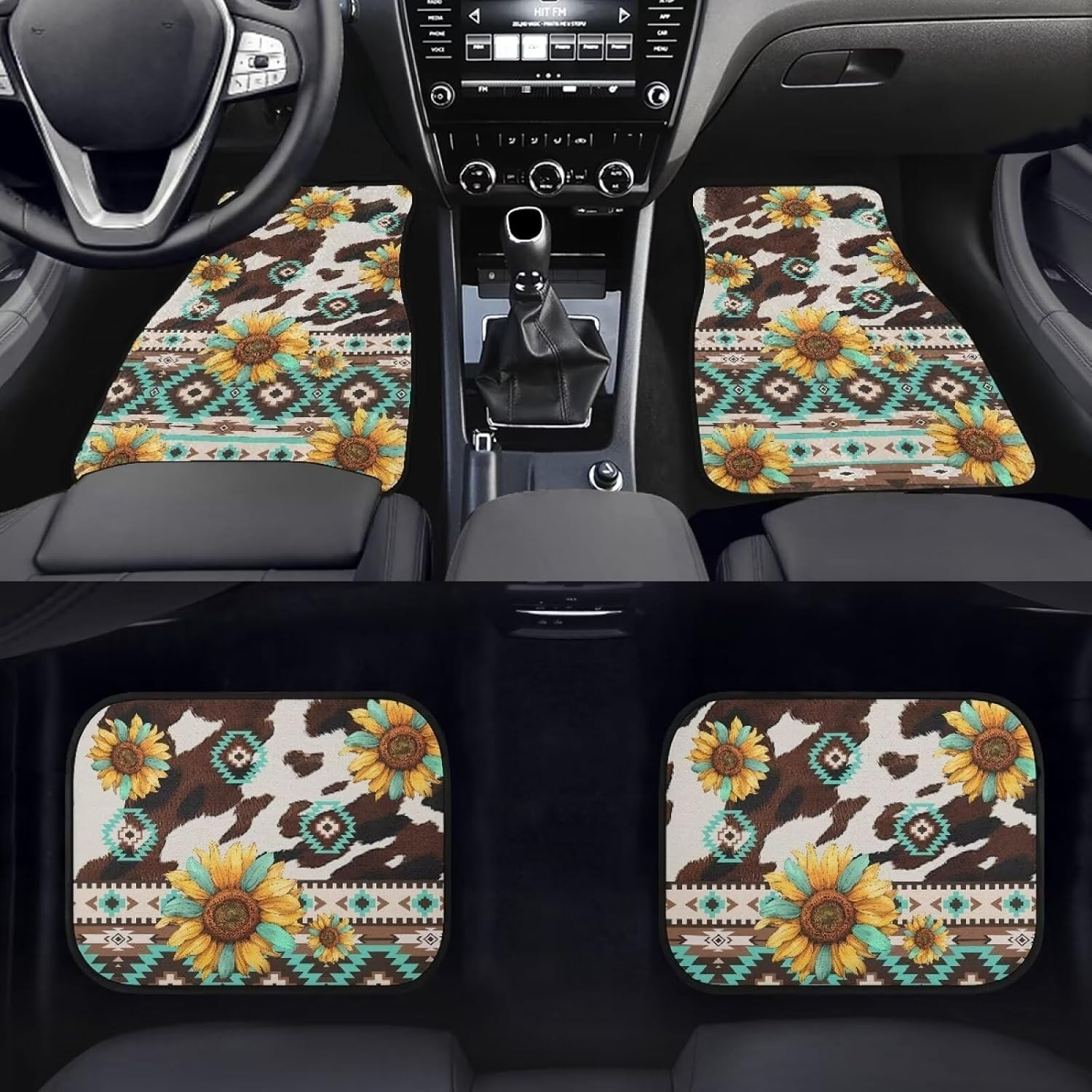 พรมปูพื้นรถยนต์ Aztec สำหรับทุ - Cow Mat Rubber บทวิจารณ์และราคา